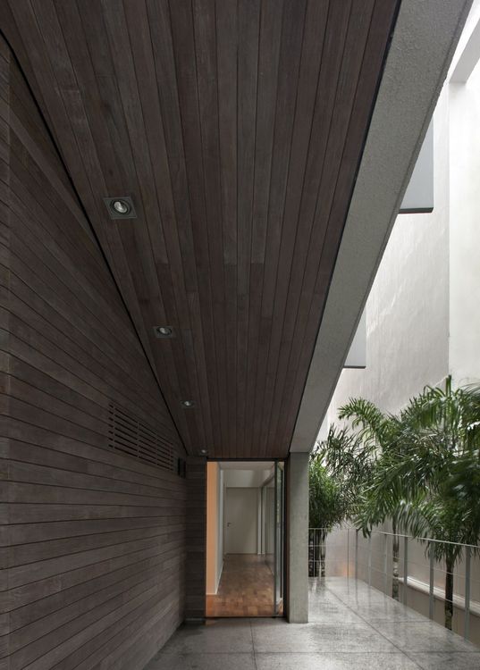 Área externa do edifício Aimberê 1749