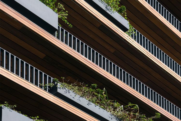 Fachada do edifício Azul