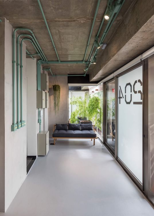 Corredor do edifício Corujas