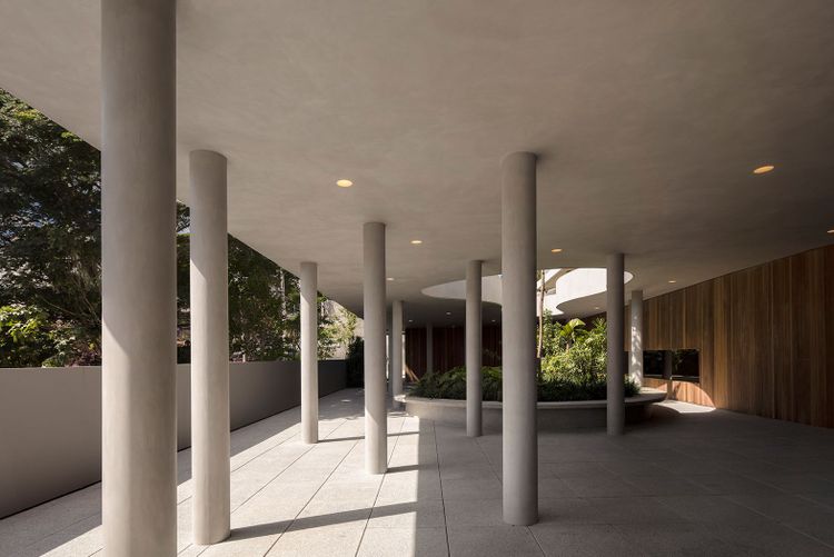 Interior do edifício Mirá