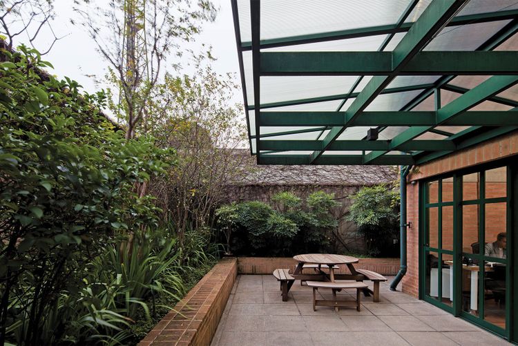 Interior do edifício Módulo Fidalga