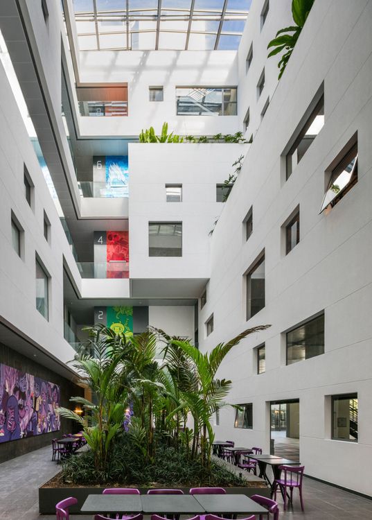 Interior do edifício Módulo Rebouças