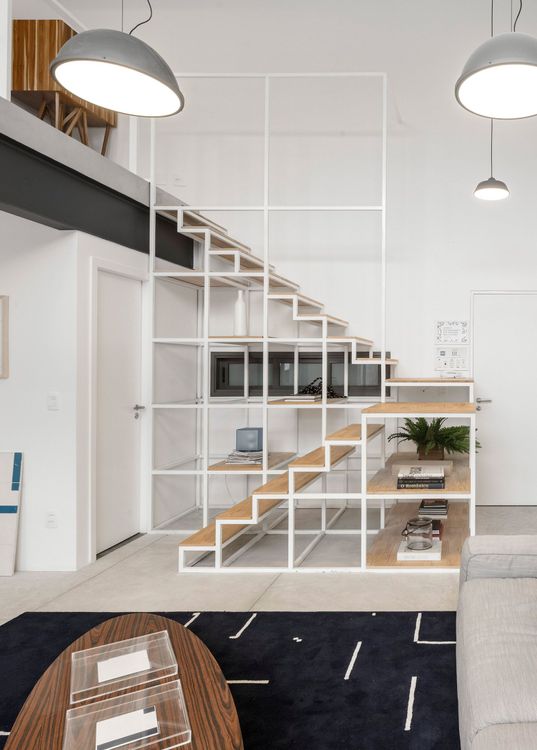 Sala do apartamento decorado POP XYZ