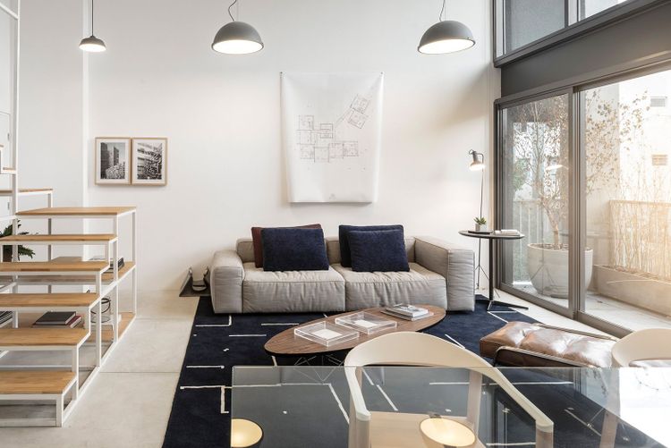 Sala do apartamento decorado POP XYZ