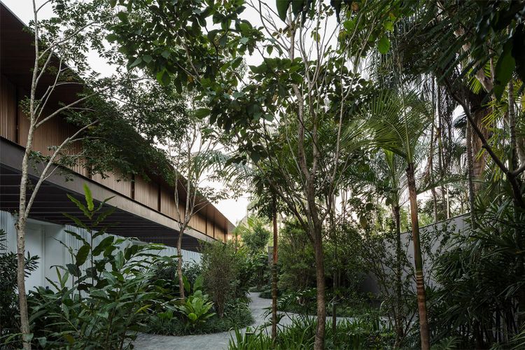 Área externa do edifício Ubá