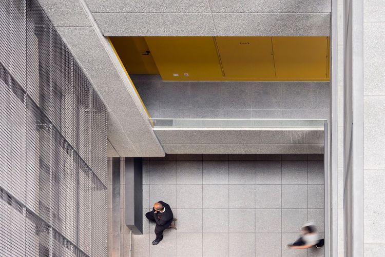 Interior do edifício Une